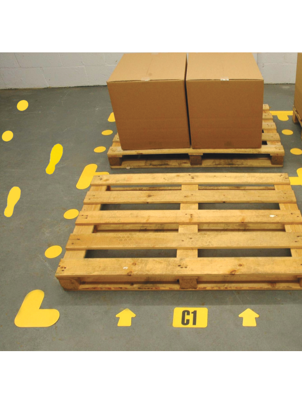 Warehouse Floor Signal Markers