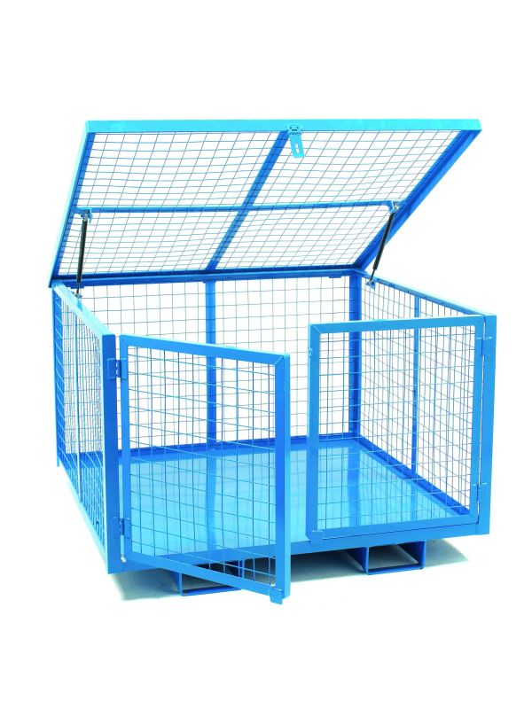 Security Cage with Lift-up Lid 1260mm Wide