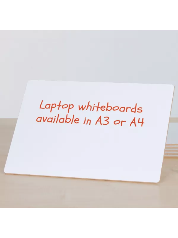 Metroplan Laptop Whiteboards – Double-Sided A4 & A3 Classroom Whiteboards
