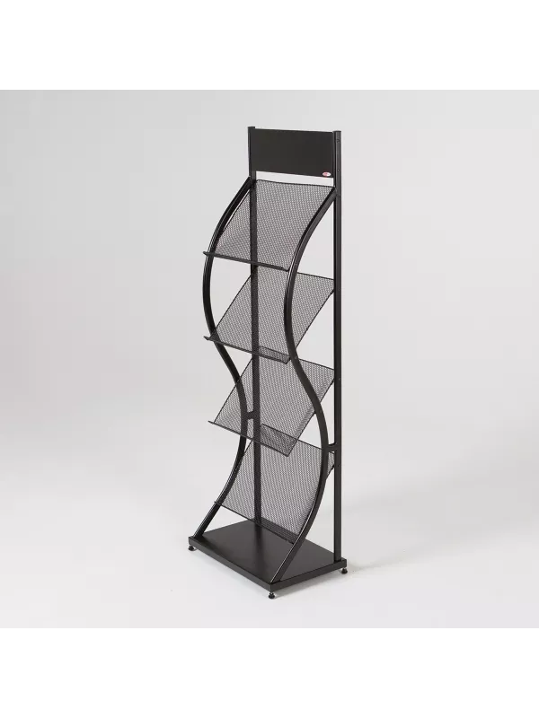 Metroplan Wave Wide Freestanding Leaflet Dispenser