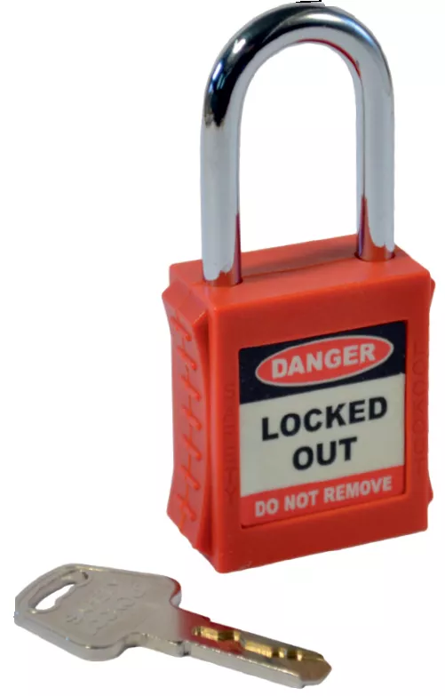 38mm - 40mm Safety Lockout Padlocks  red