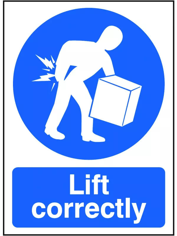 GPC Lift Correctly Sign - Pack of 10