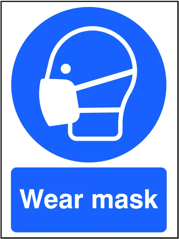 GPC Wear Mask Sign - Pack of 10