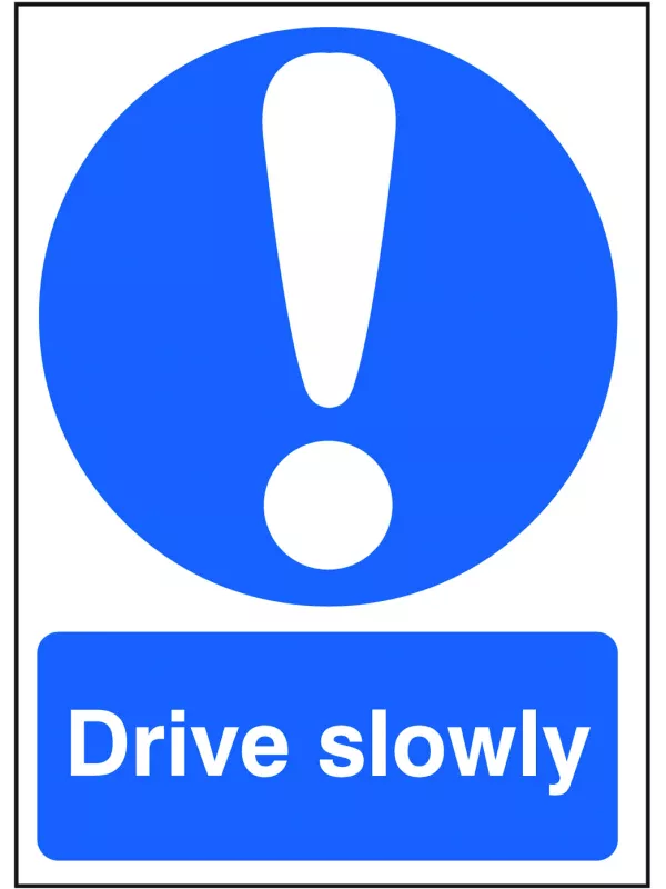 GPC Drive Slowly Sign - Pack of 10