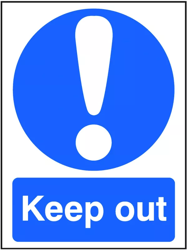 GPC Keep Out Sign - Pack of 10