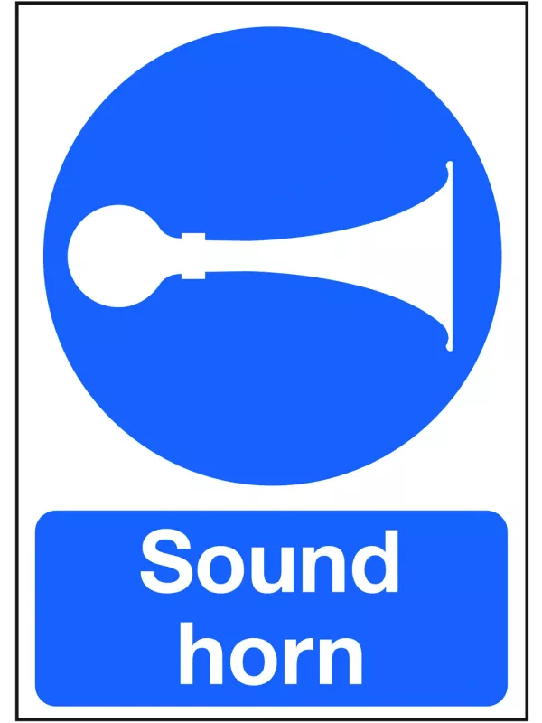 GPC Sound Horn Sign - Pack of 10