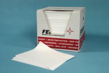 Oil & Fuel Absorbent Pads - Bonded & Perforated - Premium Weight