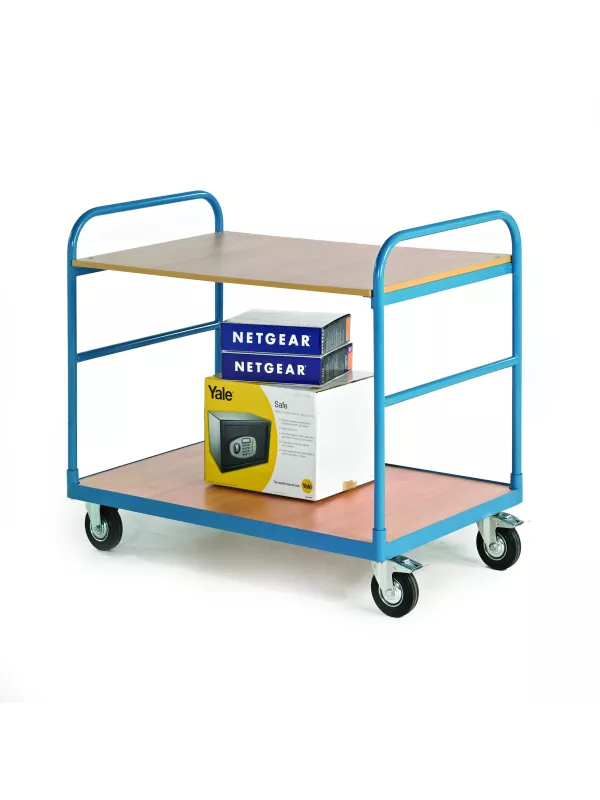 GPC Mobile Shelf Trucks With Veneer Finish