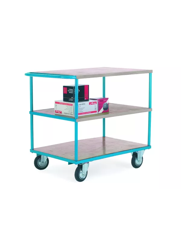 GPC Budget Range Shelf Trucks - 3 Shelf with Push Handle