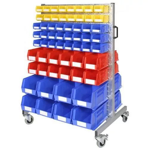 Anco Plastic Storage Bin Trolley 120 Bins