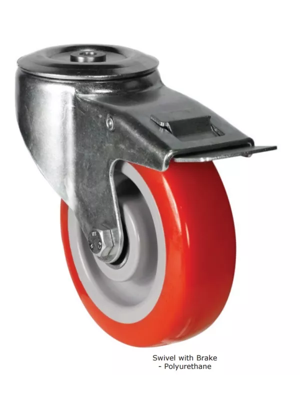 GPC Medium Duty Bolt Hole Castors