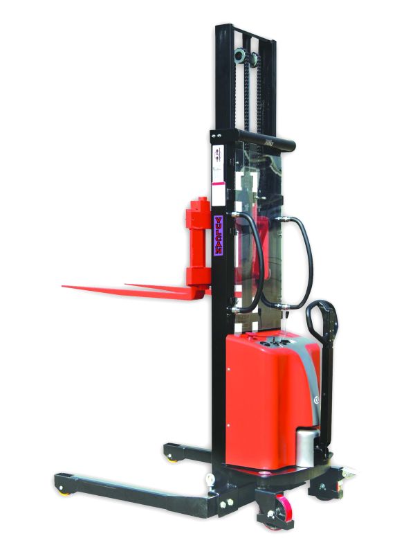 Vulcan Semi Electric Stackers with Adjustable Forks