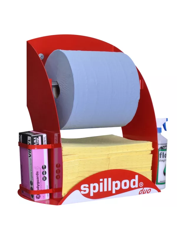 Fentex Chemical SpillPod Duo Kit - Blue Paper Roll