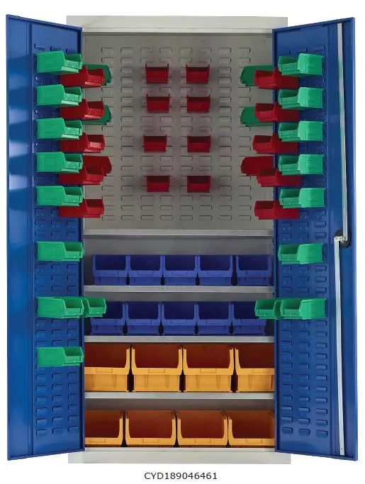 QMP Louvre Cupboards – Versatile Storage with Integrated Container Panels