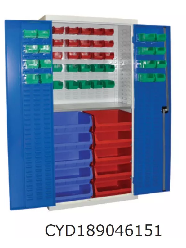 QMP Louvre Cupboards – Versatile Storage with Integrated Container Panels