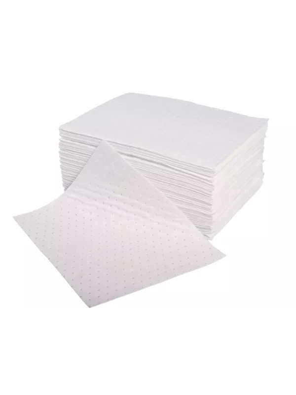 Fentex Oil & Fuel Absorbent Pads - Bonded & Perforated - Double Weight