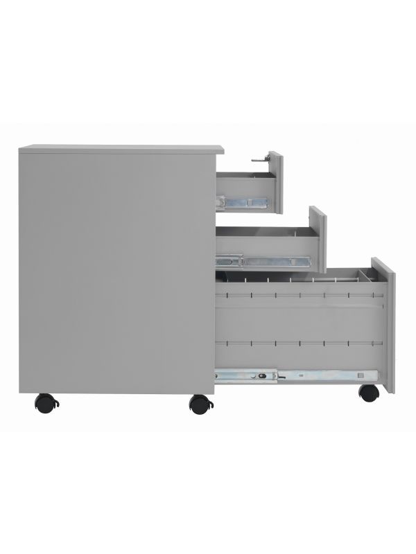 Buy 3 Drawer Steel Pedestal for Under Desk Storage Next Day Delivery