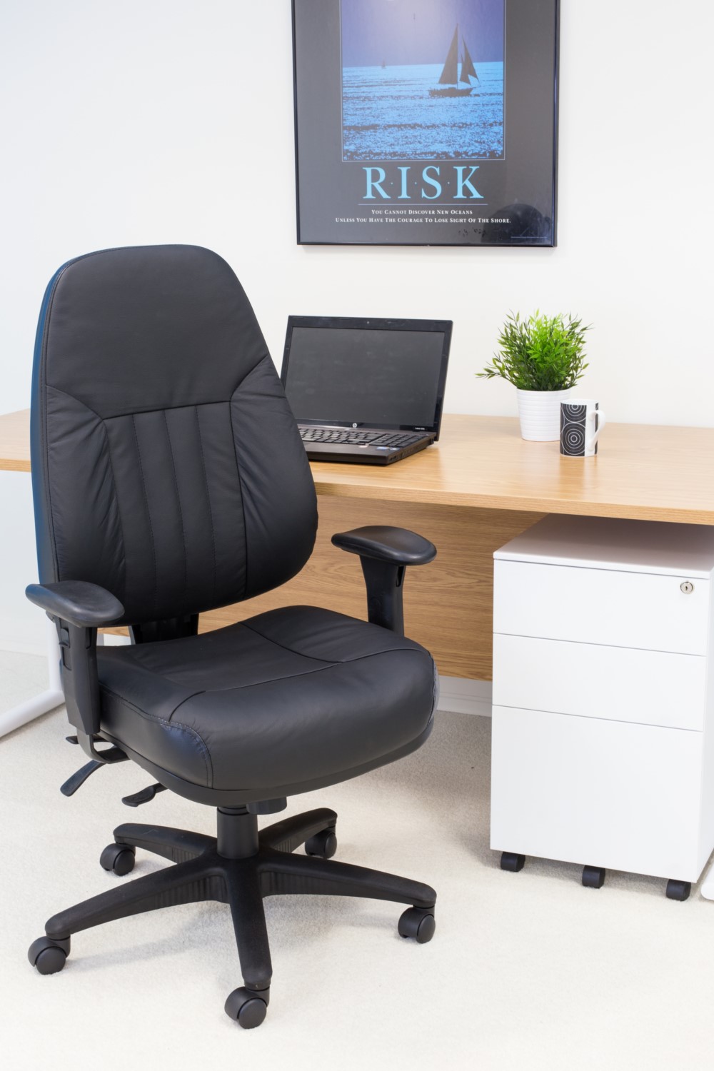 Panther Leather Heavy Duty Office Chair (CH1101)