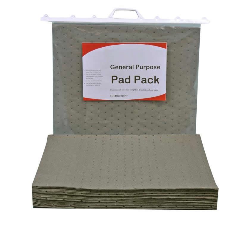 General Purpose Absorbent Pads Bonded & Perforated 40 x 50cm (GPAPBP)