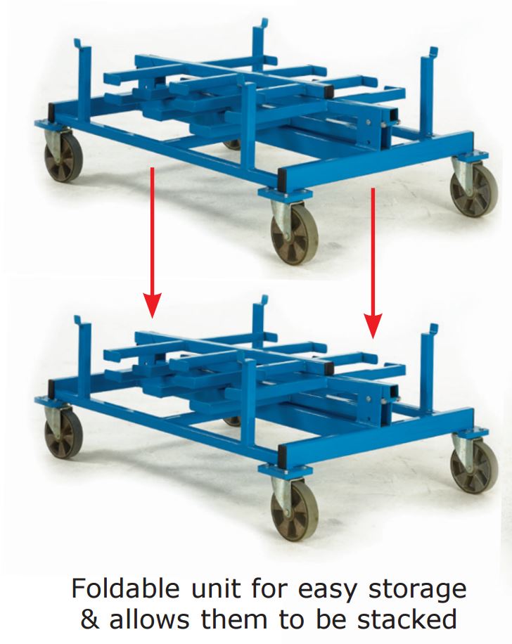 Heavy Duty Mobile Bar Storage Rack (PGSR51)