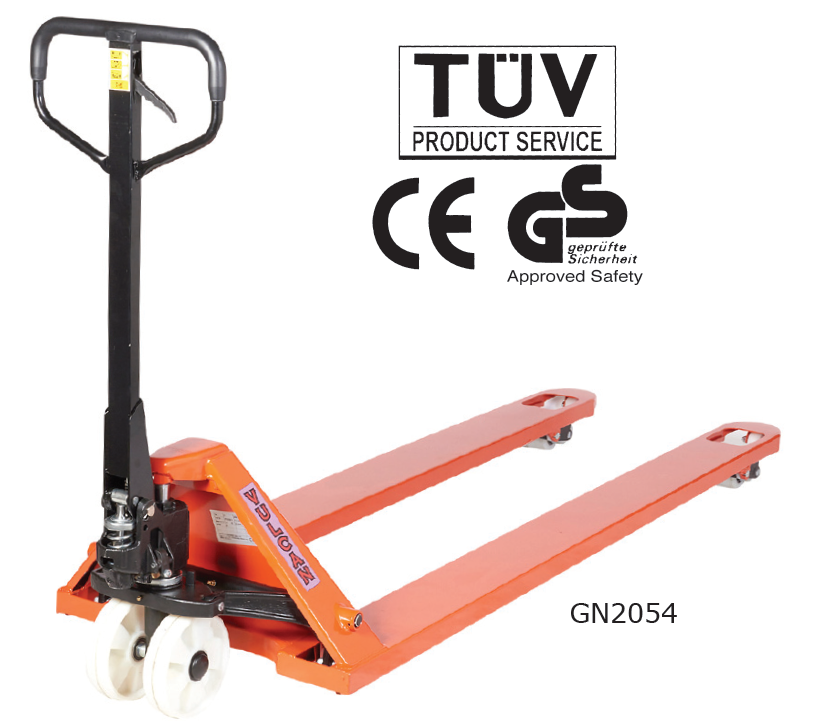 Vulcan Long Fork Pallet Truck GN1554 extra long pallet truck (PGN1554)