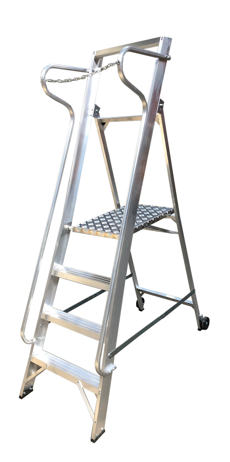 Aluminium Wide Step ladders (PAWS02Z)