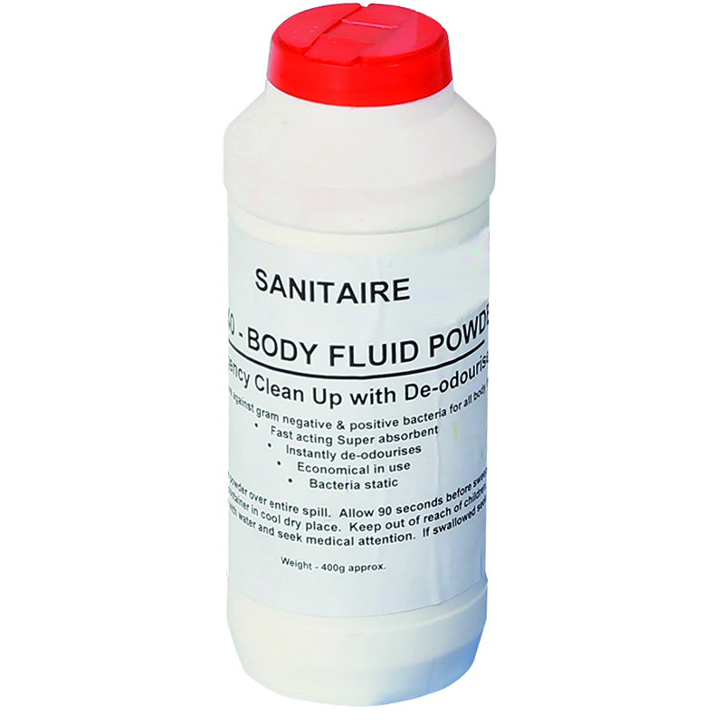 body fluid clean up powder 400g Shaker (BFP/240)