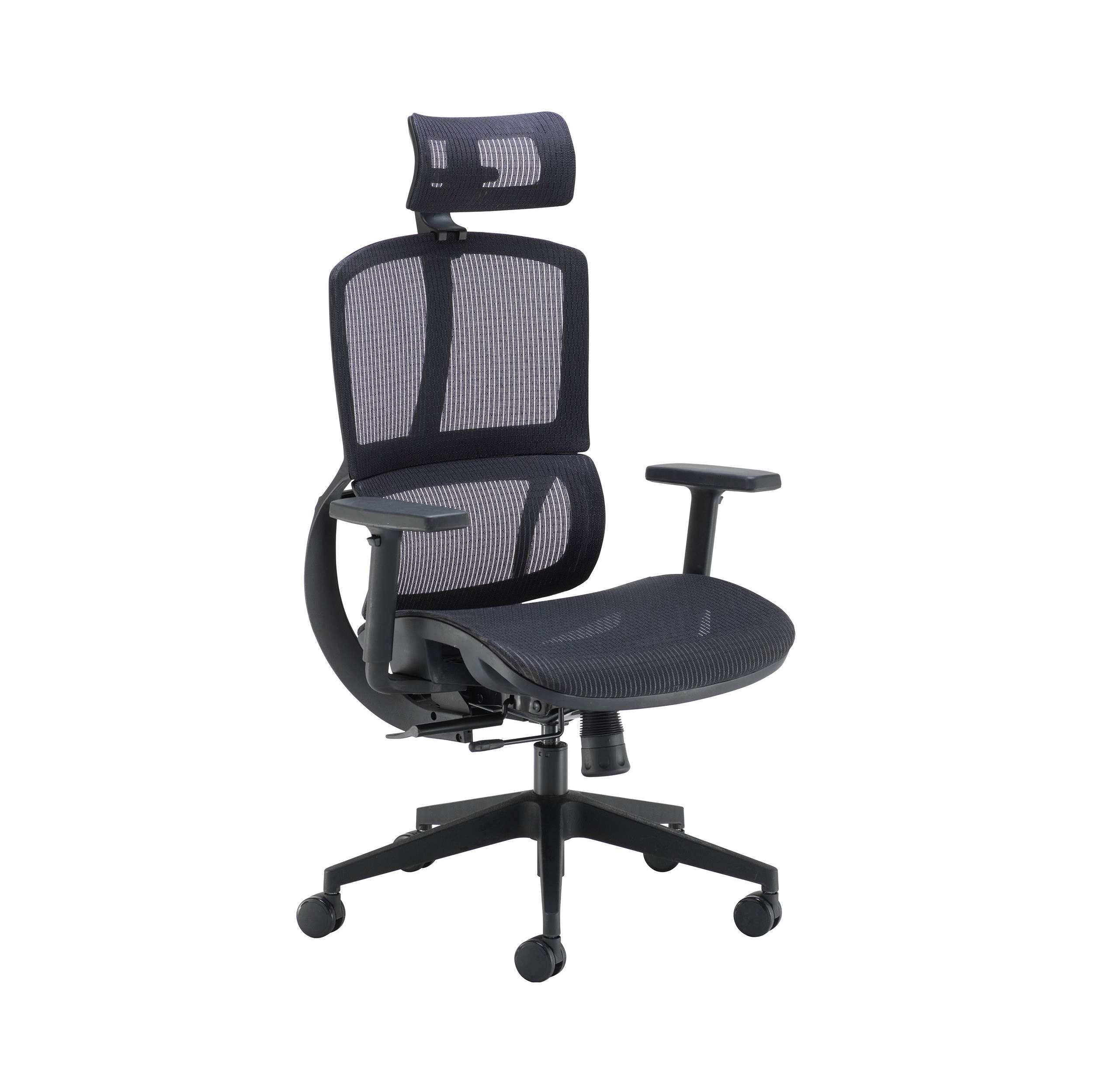 Alto Mesh Chair Black Stylish high back, posture mesh chair for a