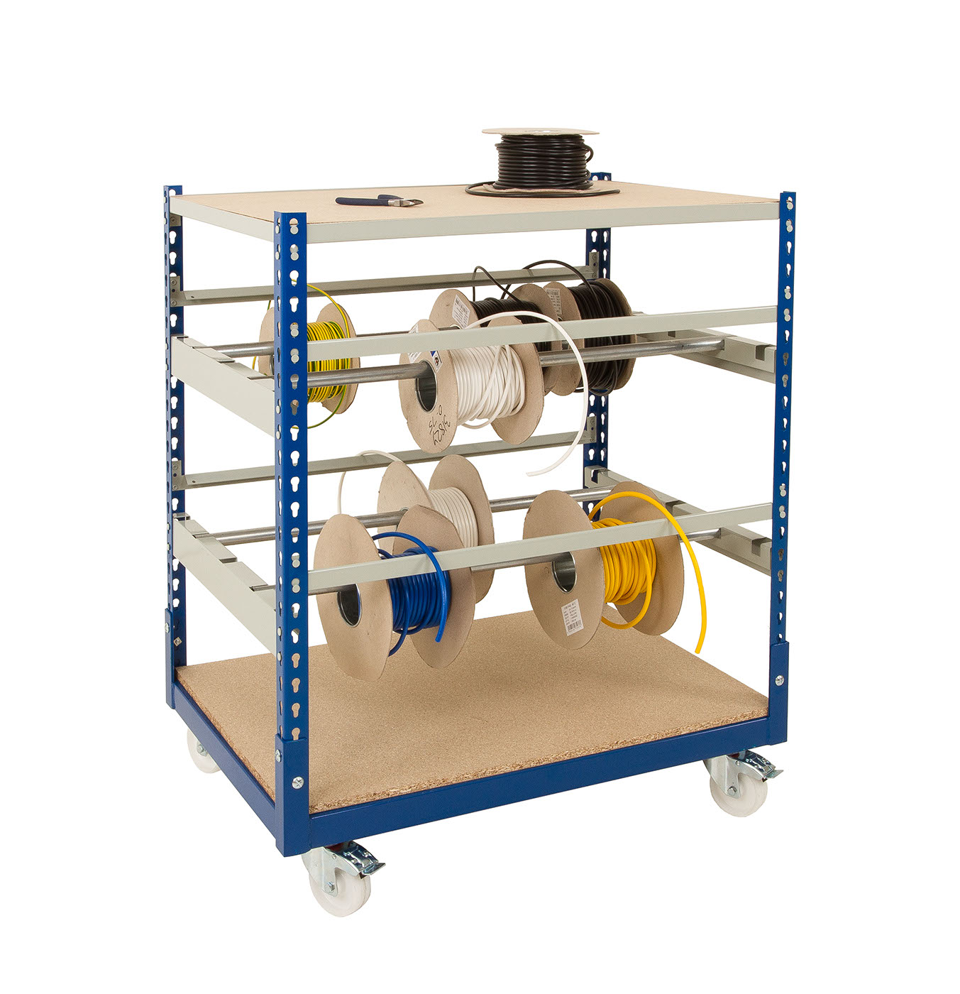 Anco Mobile Cable Reel Storage Shelves (RRCT/09/09/06/2/BG)