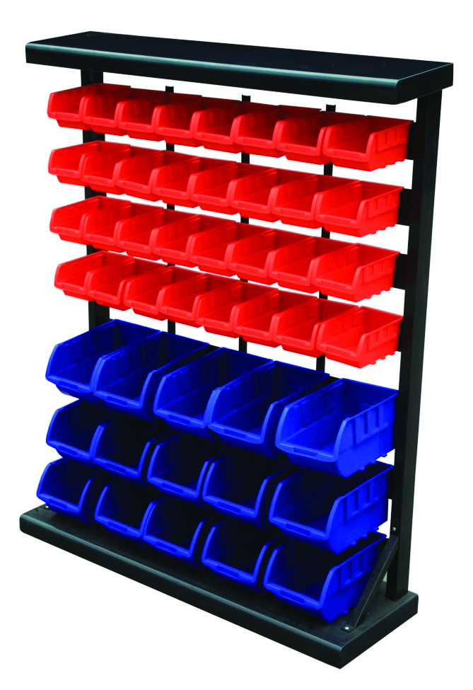 Bin Rack Complete With 47 Plastic Bins (GIL47Z)