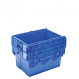 Stackable Containers with Attached Lid