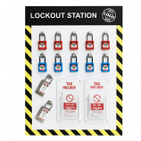 Lockout Station A - Complete with Stock 500 x 675mm, ACP Panel, Anti-Scuff Laminate, Pre-drilled