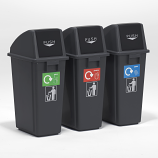 Recycling Bins - Set of 3 x 60 Litre
