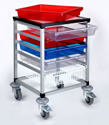 5 Tray Container Trolley