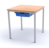600 x 600mm Classroom Table C/W A Tray