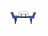 2 Seater Canteen Table - Access 1 Way 