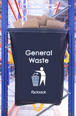 racksack&reg; Waste Sacks - Recycling Bins for Racking