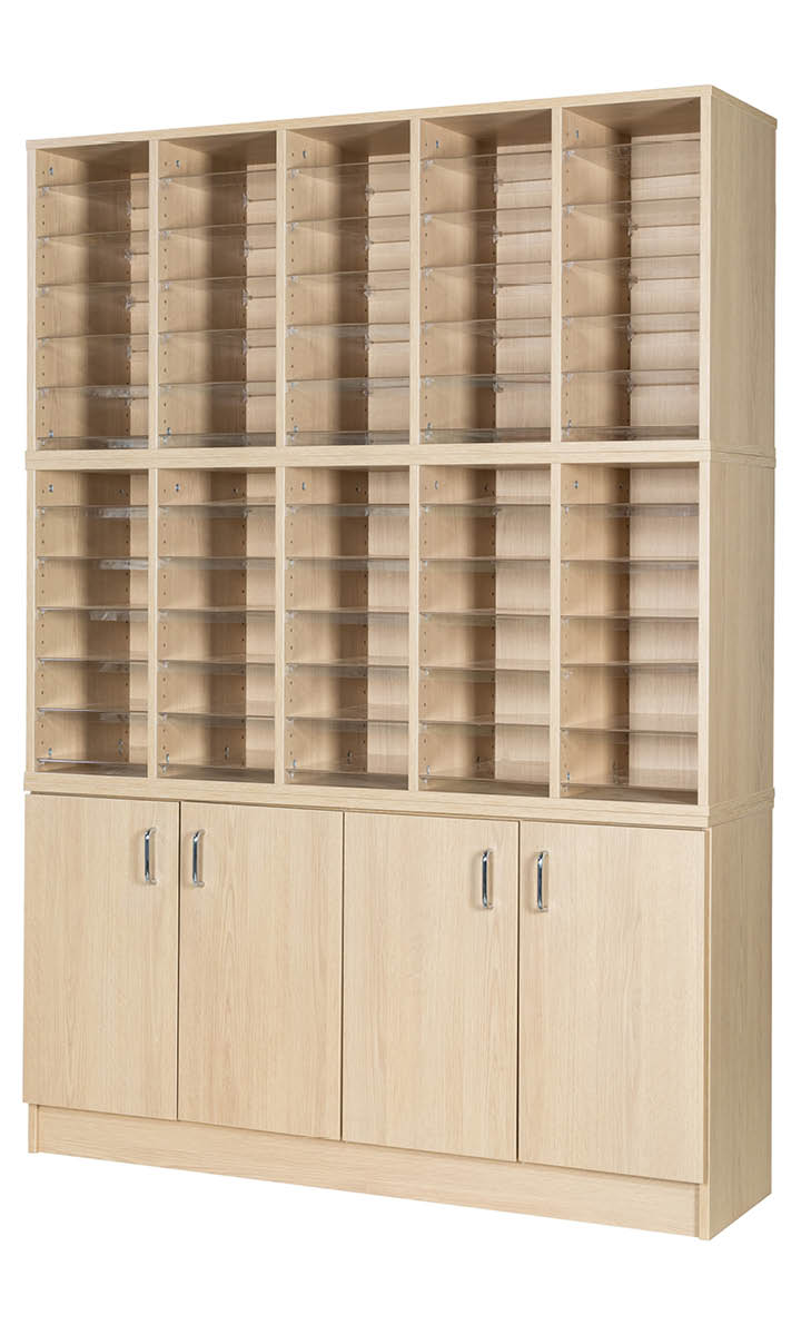 Premium Pigeon Hole Units With Cupboard, Office Pigeon Hole Shelving