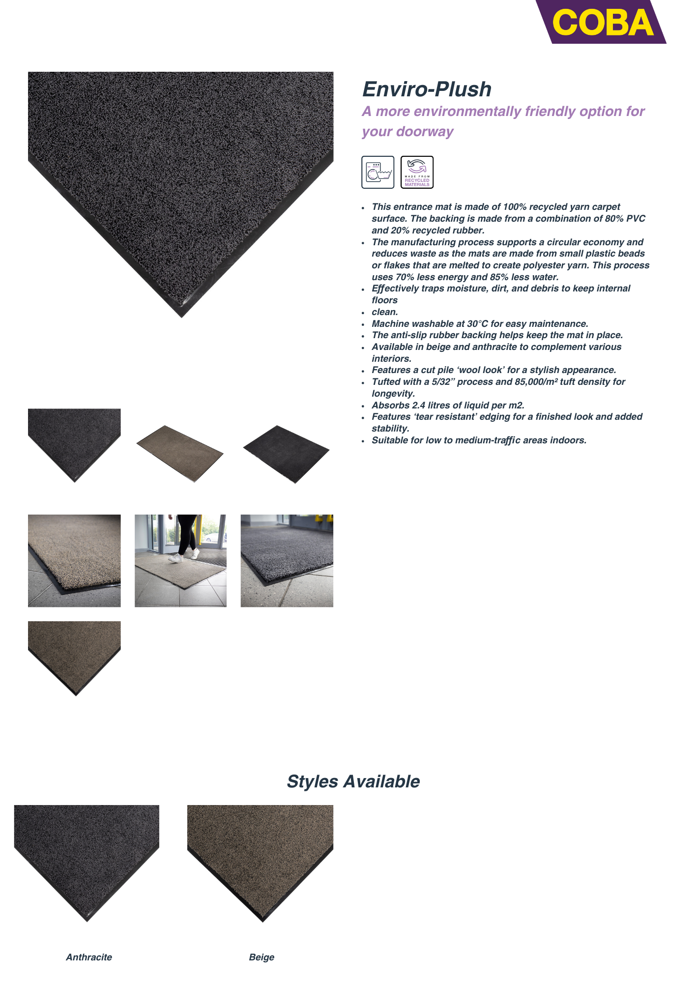specification sheet