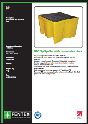 single ibc spill pallet with grid single ibc spill pallet with grid
