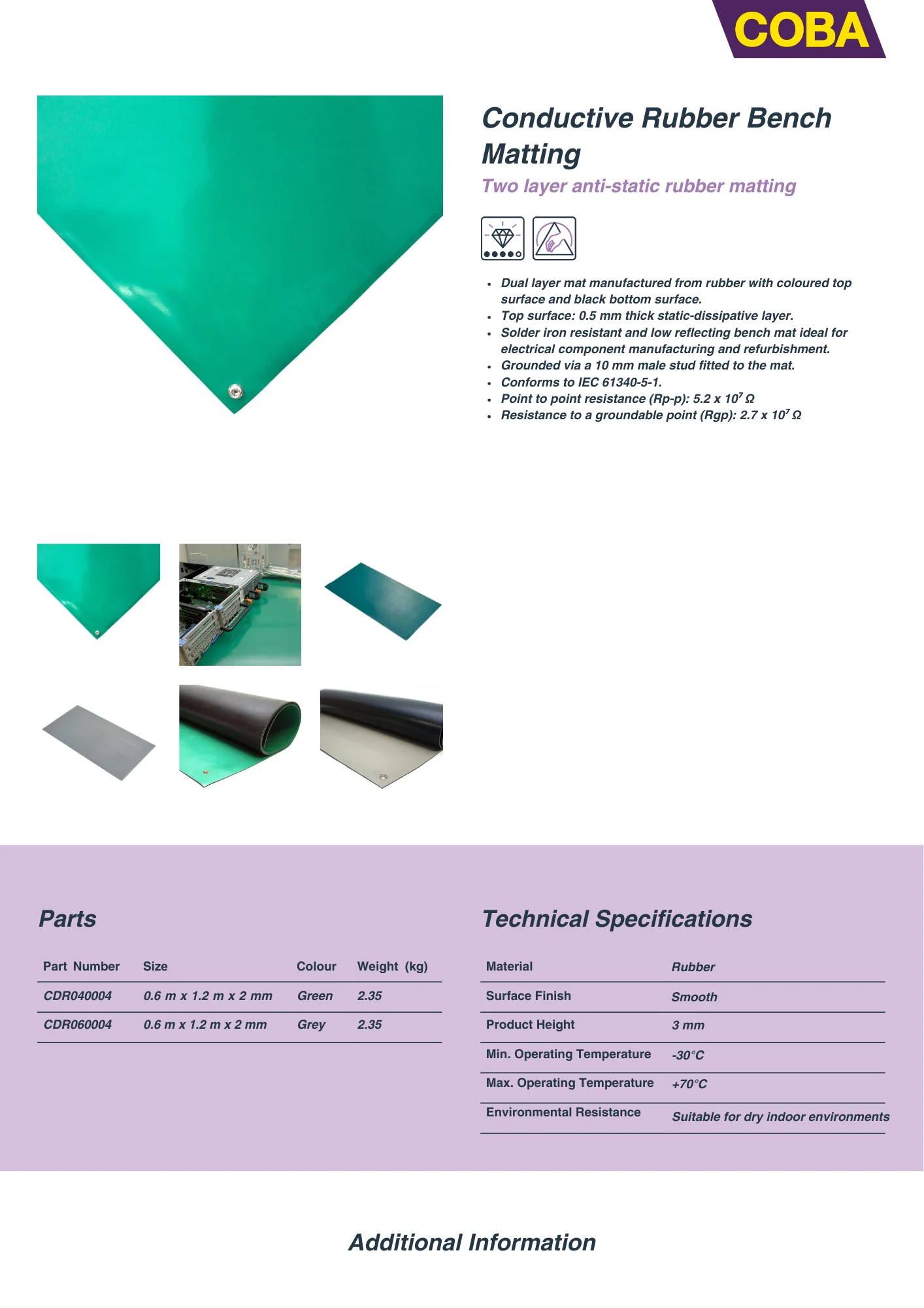 Specification Sheet