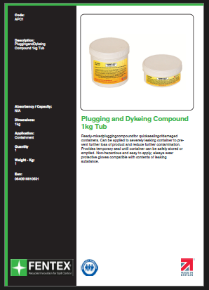 plug and dike pre-mixed plug and dike pre-mixed