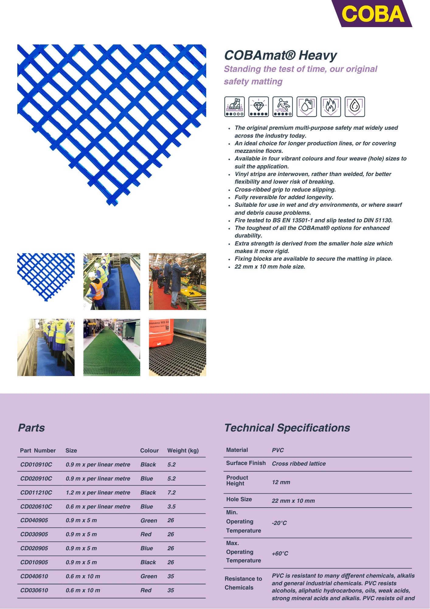 Specification Sheet