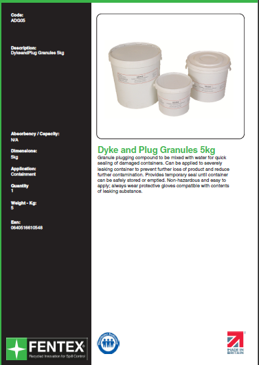dyke and plug granules