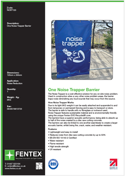 Noise Trapper Acoustic Barrier