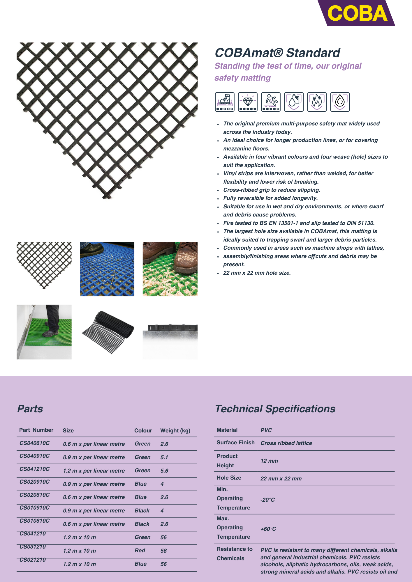 Specification Sheet