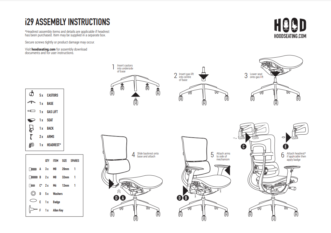 assembly instruction assembly instruction