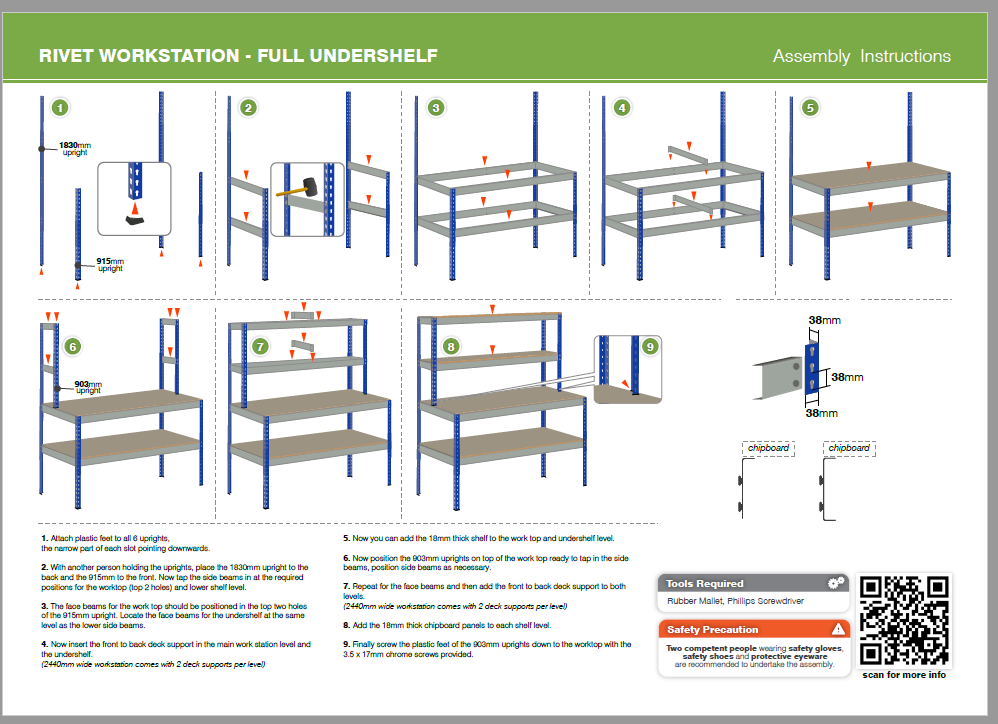 Full Undershelf - Rivet