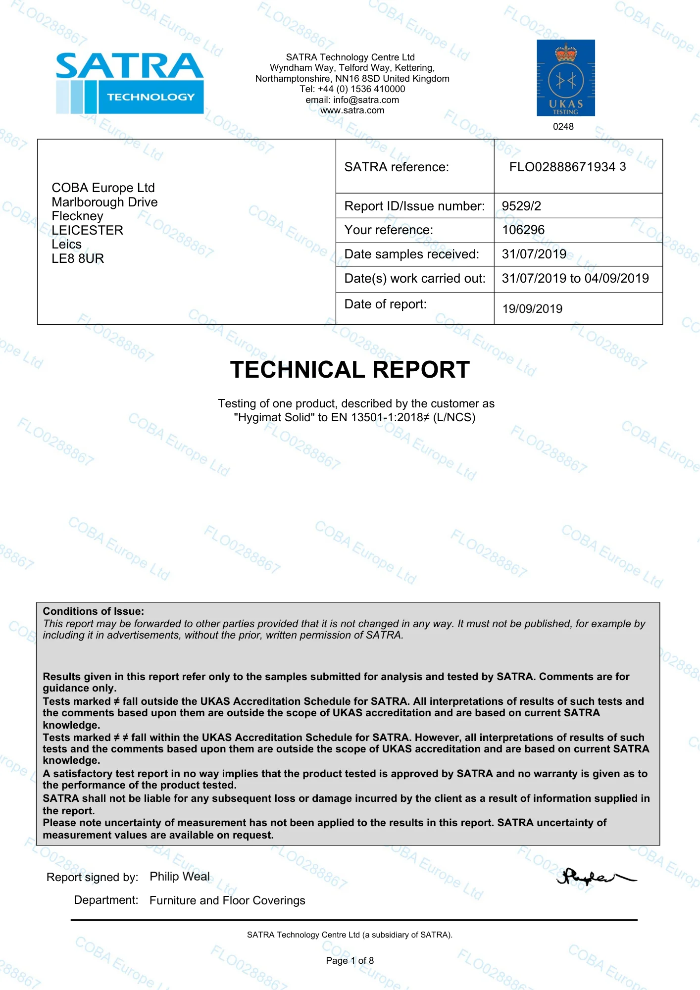EN 13501 Fire Test