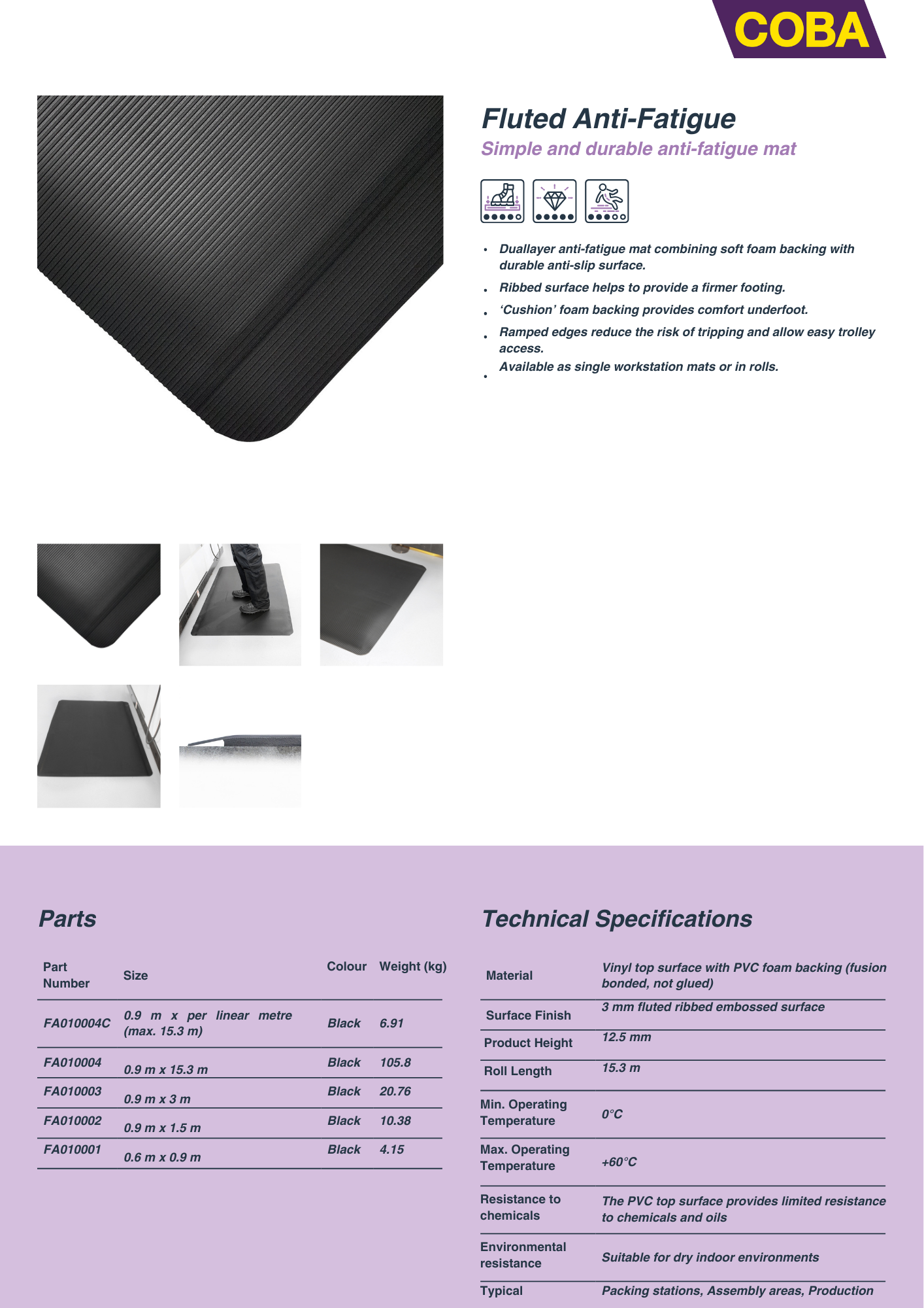 Specification Sheet